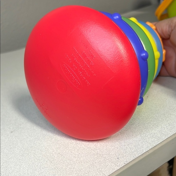 Infantino Red and Orange Learning Stacking Rings - Picture 4 of 5